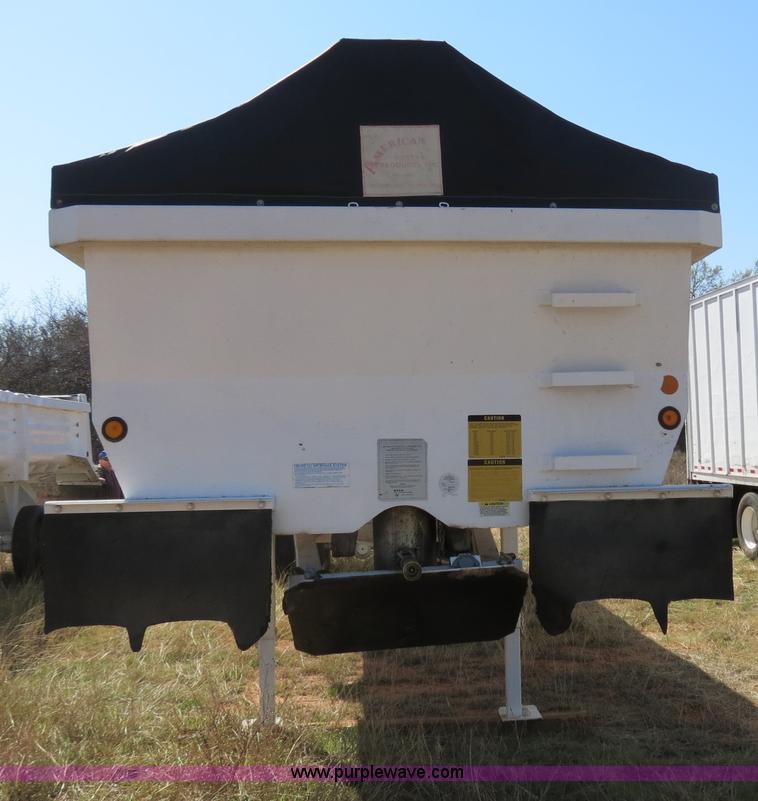 image for item B4696 1999 Lufkin 38' dual tandem axle steel end dump trailer