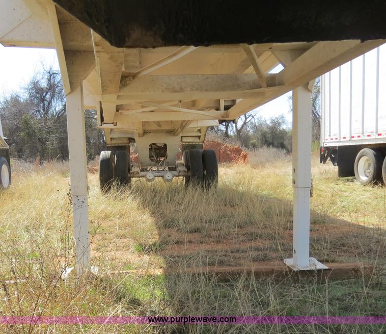 image for item B4696 1999 Lufkin 38' dual tandem axle steel end dump trailer