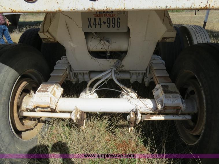 image for item B4696 1999 Lufkin 38' dual tandem axle steel end dump trailer