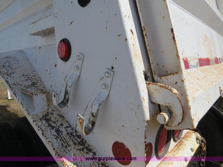 image for item B4696 1999 Lufkin 38' dual tandem axle steel end dump trailer