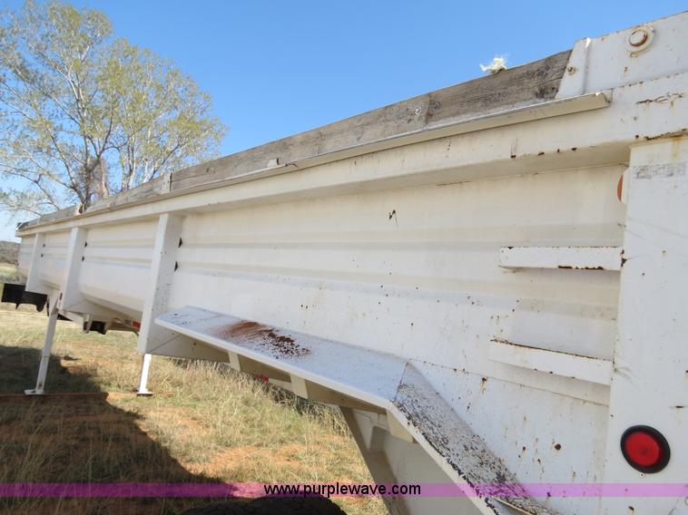 image for item B4696 1999 Lufkin 38' dual tandem axle steel end dump trailer