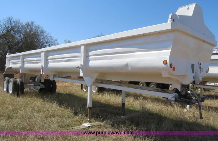 image for item B4697 1990 Lufkin 38' steel dual tandem axle end dump trailer
