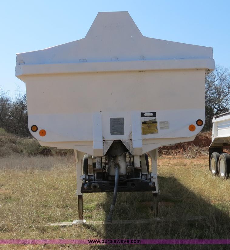 image for item B4697 1990 Lufkin 38' steel dual tandem axle end dump trailer