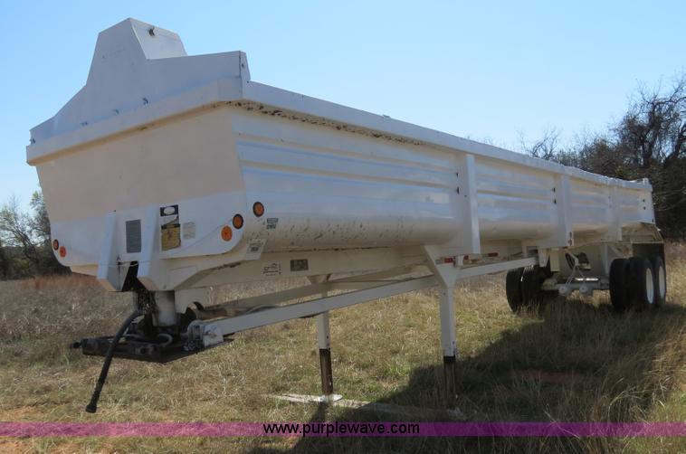image for item B4697 1990 Lufkin 38' steel dual tandem axle end dump trailer