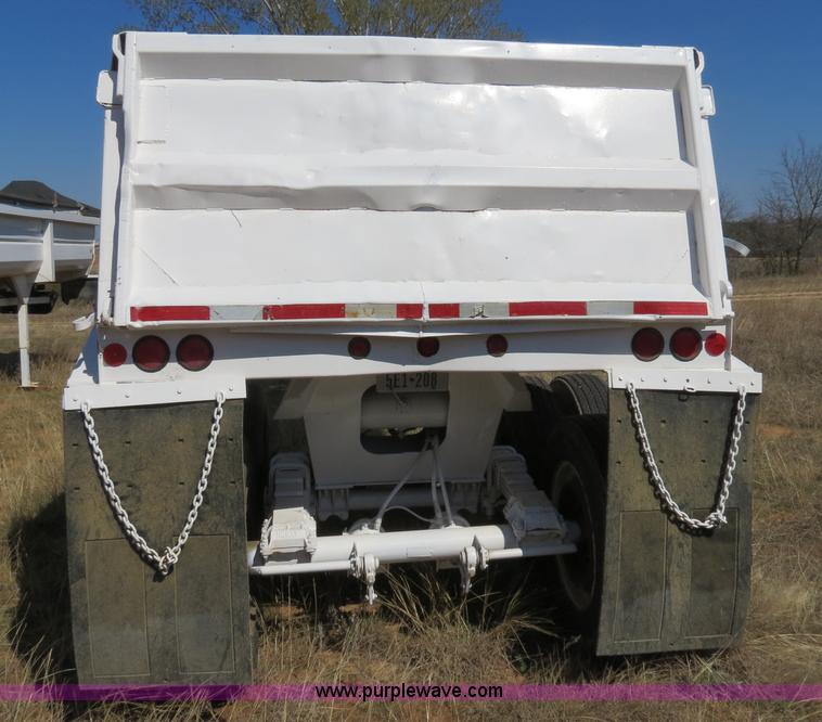 image for item B4697 1990 Lufkin 38' steel dual tandem axle end dump trailer