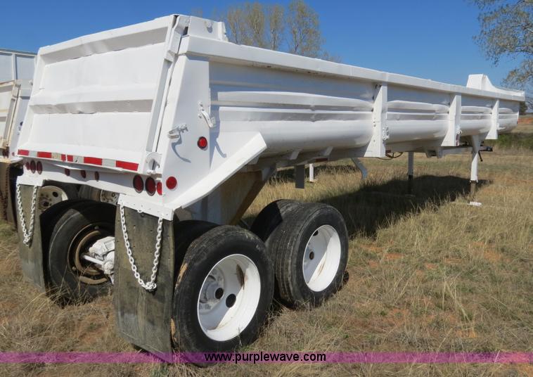 image for item B4697 1990 Lufkin 38' steel dual tandem axle end dump trailer