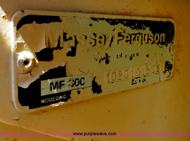 image for item B4702 Massey-Ferguson 300 track loader