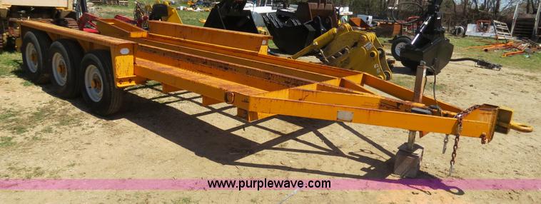 image for item B4703 1984 Belshe T-2 24' triple axle trailer