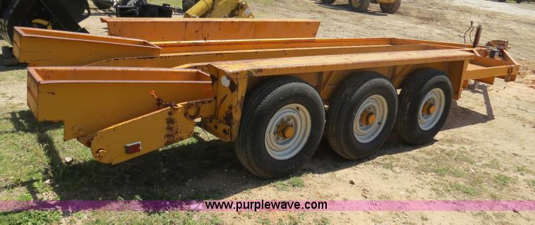 image for item B4703 1984 Belshe T-2 24' triple axle trailer