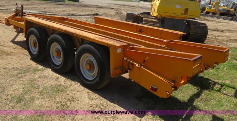 image for item B4703 1984 Belshe T-2 24' triple axle trailer