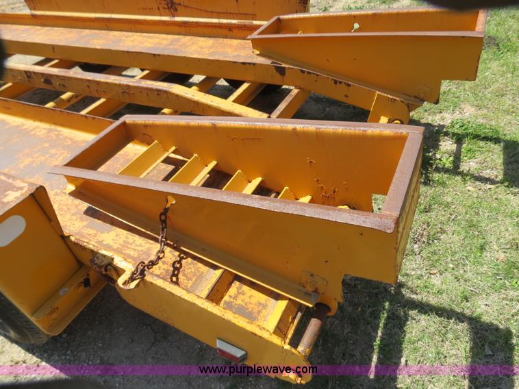 image for item B4703 1984 Belshe T-2 24' triple axle trailer