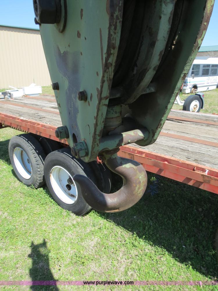 image for item B4704 1967 Hanson Machinery H-446 five ton wheel mounted crane