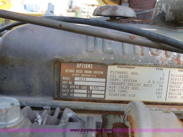 image for item B4704 1967 Hanson Machinery H-446 five ton wheel mounted crane