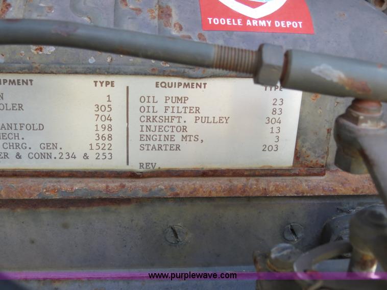 image for item B4704 1967 Hanson Machinery H-446 five ton wheel mounted crane