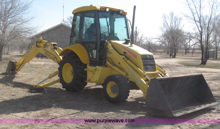 image for item B5442 2001 New Holland LB110 backhoe