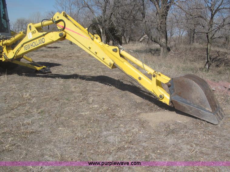 image for item B5442 2001 New Holland LB110 backhoe