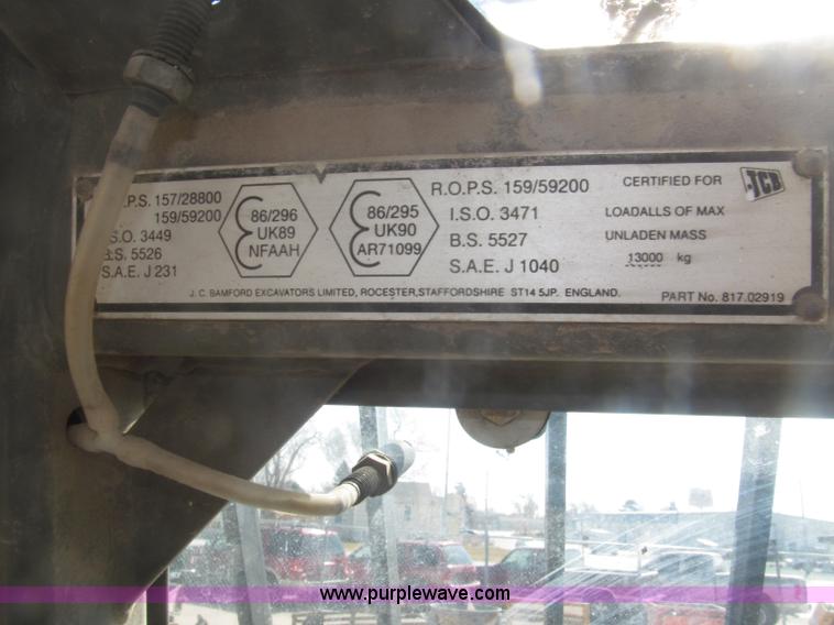 image for item B5459 1995 JCB 506B telehandler