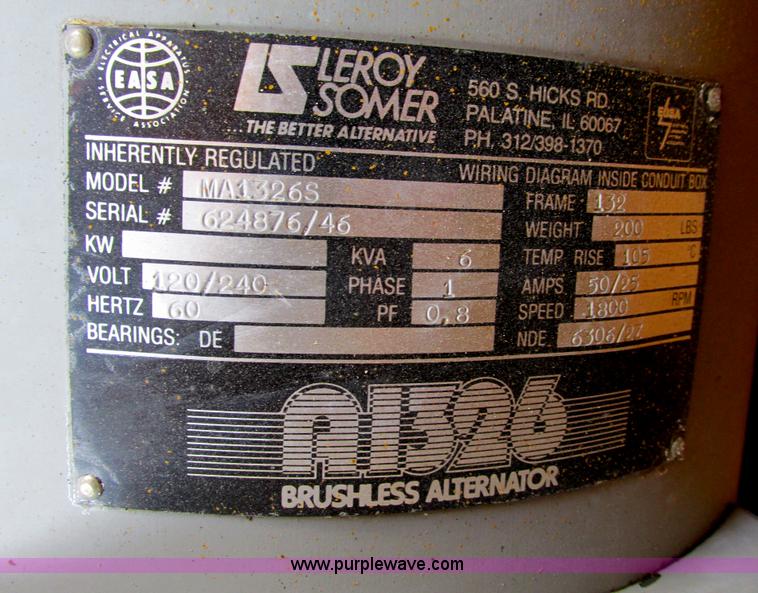 image for item B5791 Coleman light plant