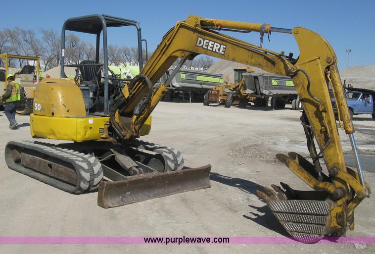 2000 John Deere 50 ZTS mini excavator in Wichita, KS Item E3315 sold