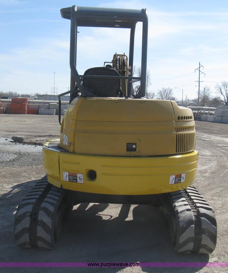 image for item E3315 2000 John Deere 50 ZTS mini excavator