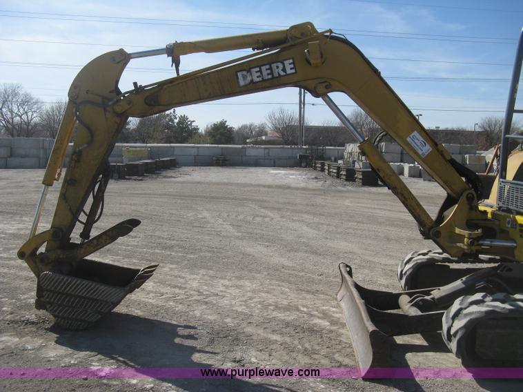 image for item E3315 2000 John Deere 50 ZTS mini excavator
