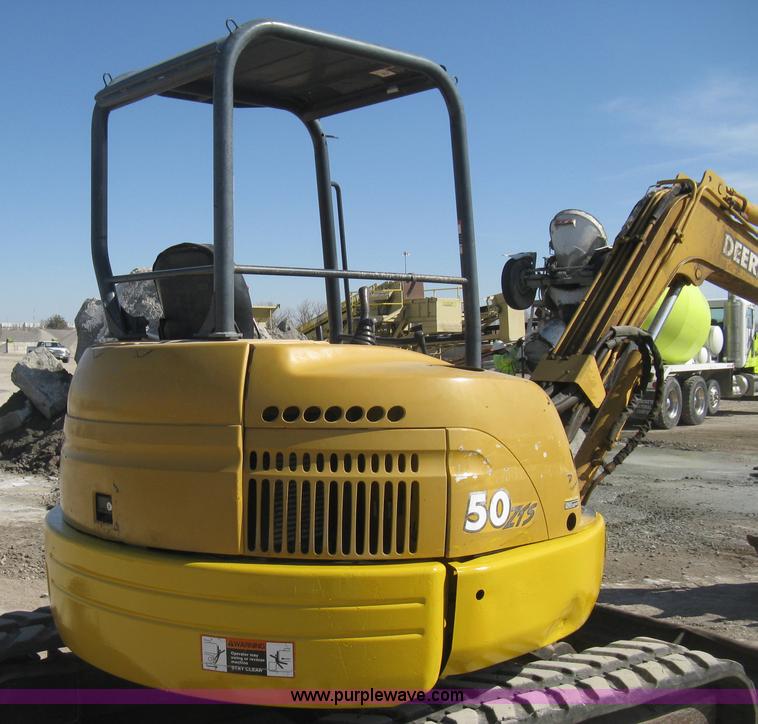 image for item E3315 2000 John Deere 50 ZTS mini excavator