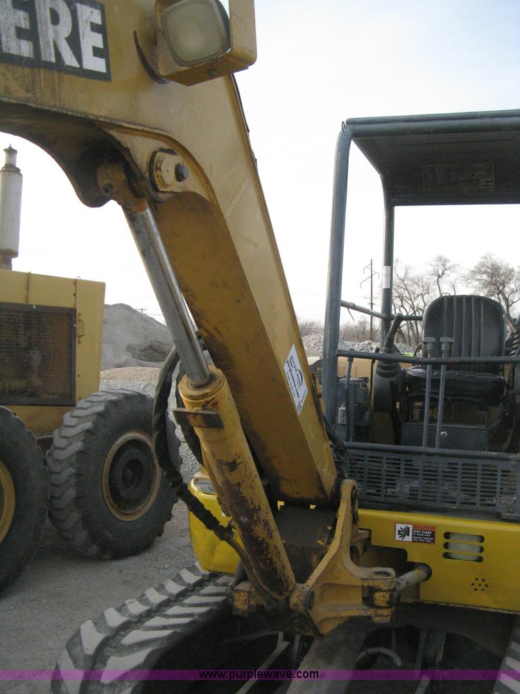 image for item E3315 2000 John Deere 50 ZTS mini excavator