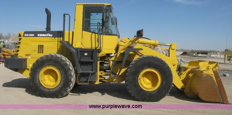 image for item E3317 1999 Komatsu WA380-3MC wheel loader