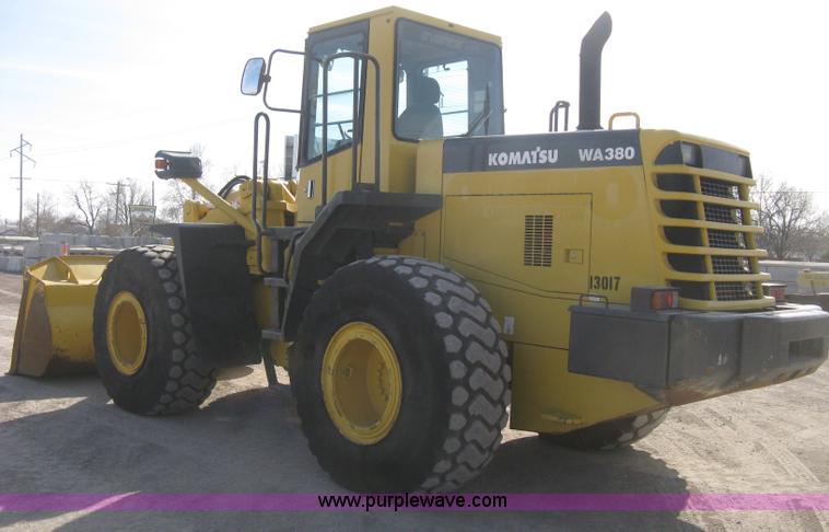 image for item E3317 1999 Komatsu WA380-3MC wheel loader