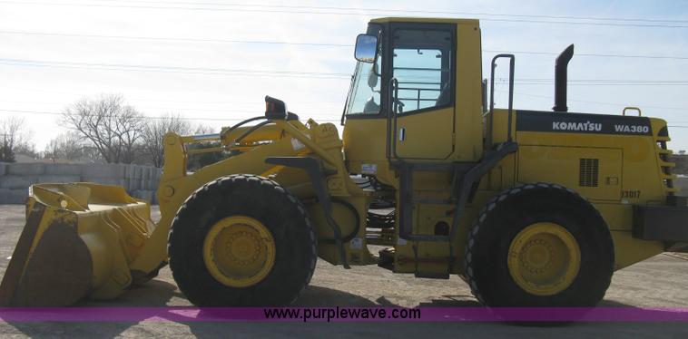 image for item E3317 1999 Komatsu WA380-3MC wheel loader