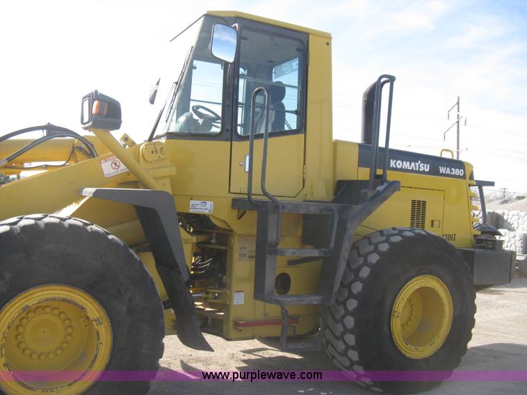 image for item E3317 1999 Komatsu WA380-3MC wheel loader