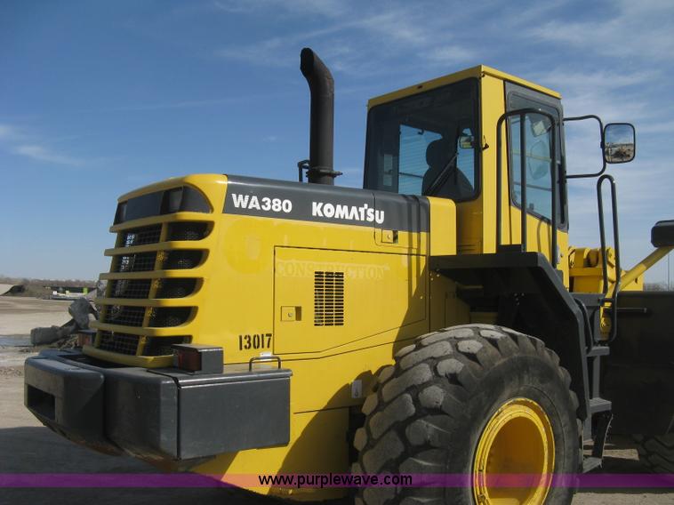 image for item E3317 1999 Komatsu WA380-3MC wheel loader