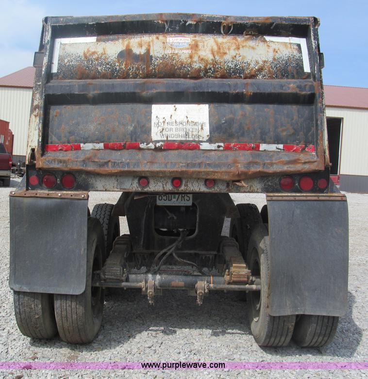 image for item E5970 2000 Lufkin 38' end dump trailer