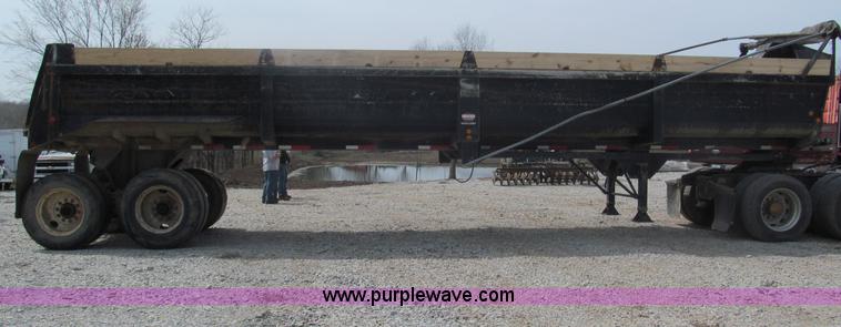 image for item E5970 2000 Lufkin 38' end dump trailer