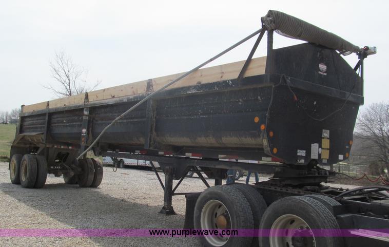 image for item E5970 2000 Lufkin 38' end dump trailer