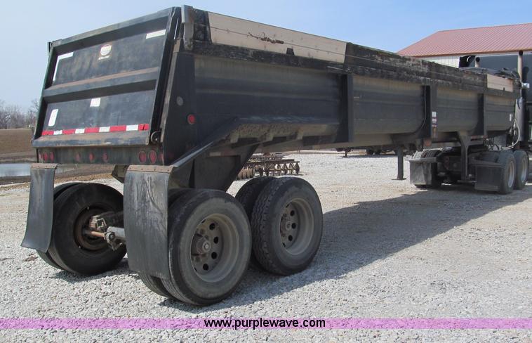 image for item E5971 2000 Lufkin 38' end dump trailer