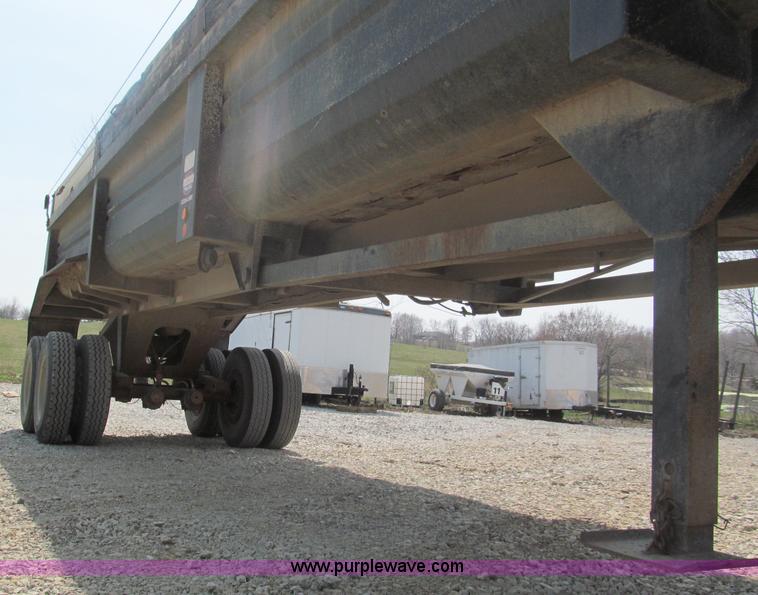 image for item E5971 2000 Lufkin 38' end dump trailer