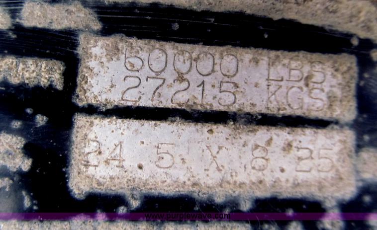 image for item E5971 2000 Lufkin 38' end dump trailer