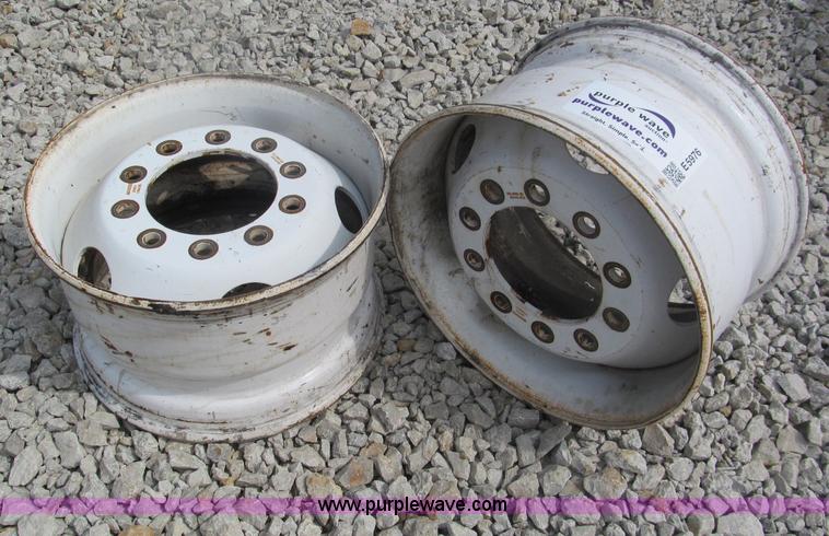 image for item E5976 (2) steel super single wheels