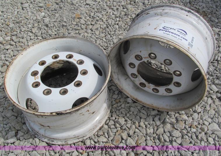 image for item E5976 (2) steel super single wheels