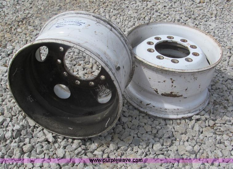 image for item E5976 (2) steel super single wheels
