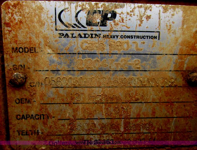 image for item F4433 Case 580L general purpose 12" backhoe bucket