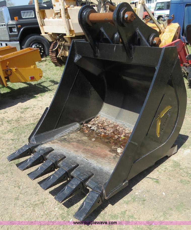 image for item S9576 ISC MFG. 48" Bayonet six tooth excavator bucket