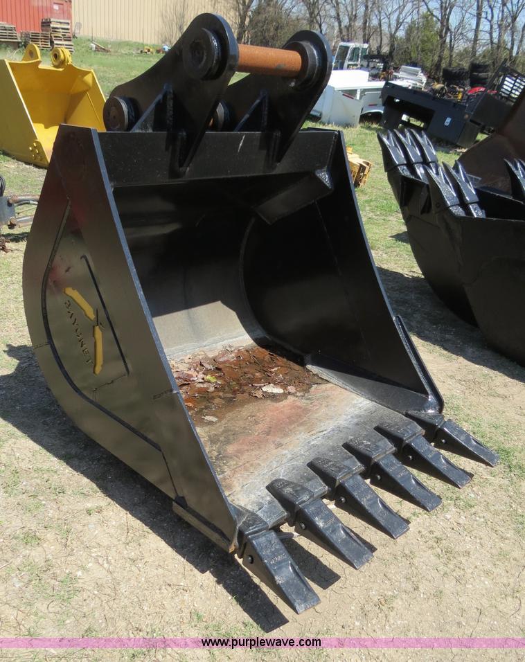 image for item S9576 ISC MFG. 48" Bayonet six tooth excavator bucket