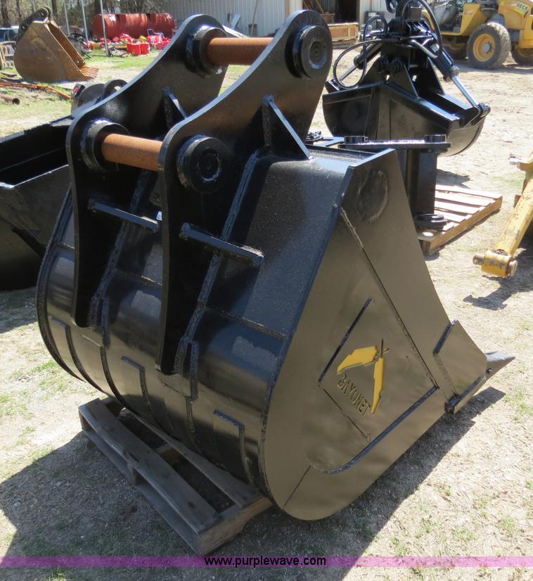 image for item S9576 ISC MFG. 48" Bayonet six tooth excavator bucket