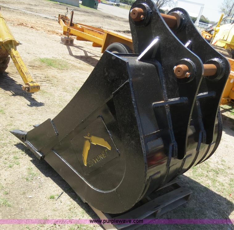 image for item S9576 ISC MFG. 48" Bayonet six tooth excavator bucket