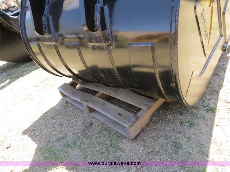 image for item S9576 ISC MFG. 48" Bayonet six tooth excavator bucket