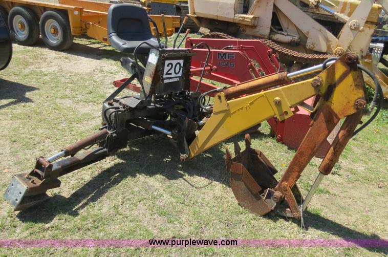 image for item S9578 CC Kelley & Sons B20BR three point backhoe attachment