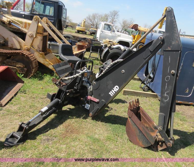 image for item S9579 Bradco 11HD skid steer mounted backhoe attachment