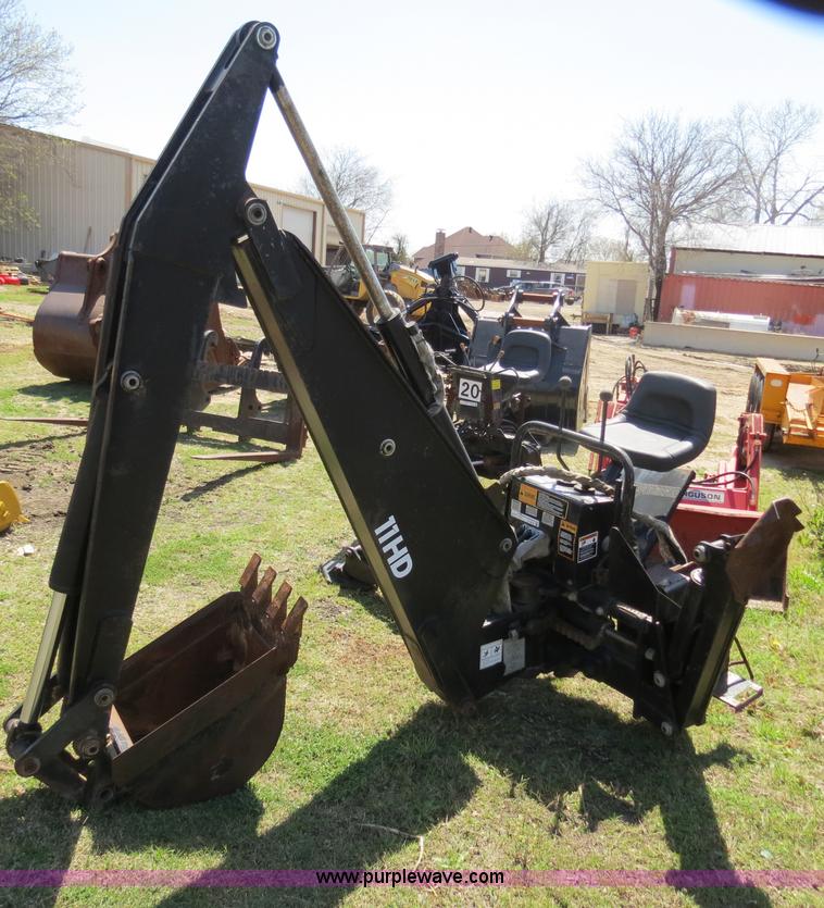 image for item S9579 Bradco 11HD skid steer mounted backhoe attachment